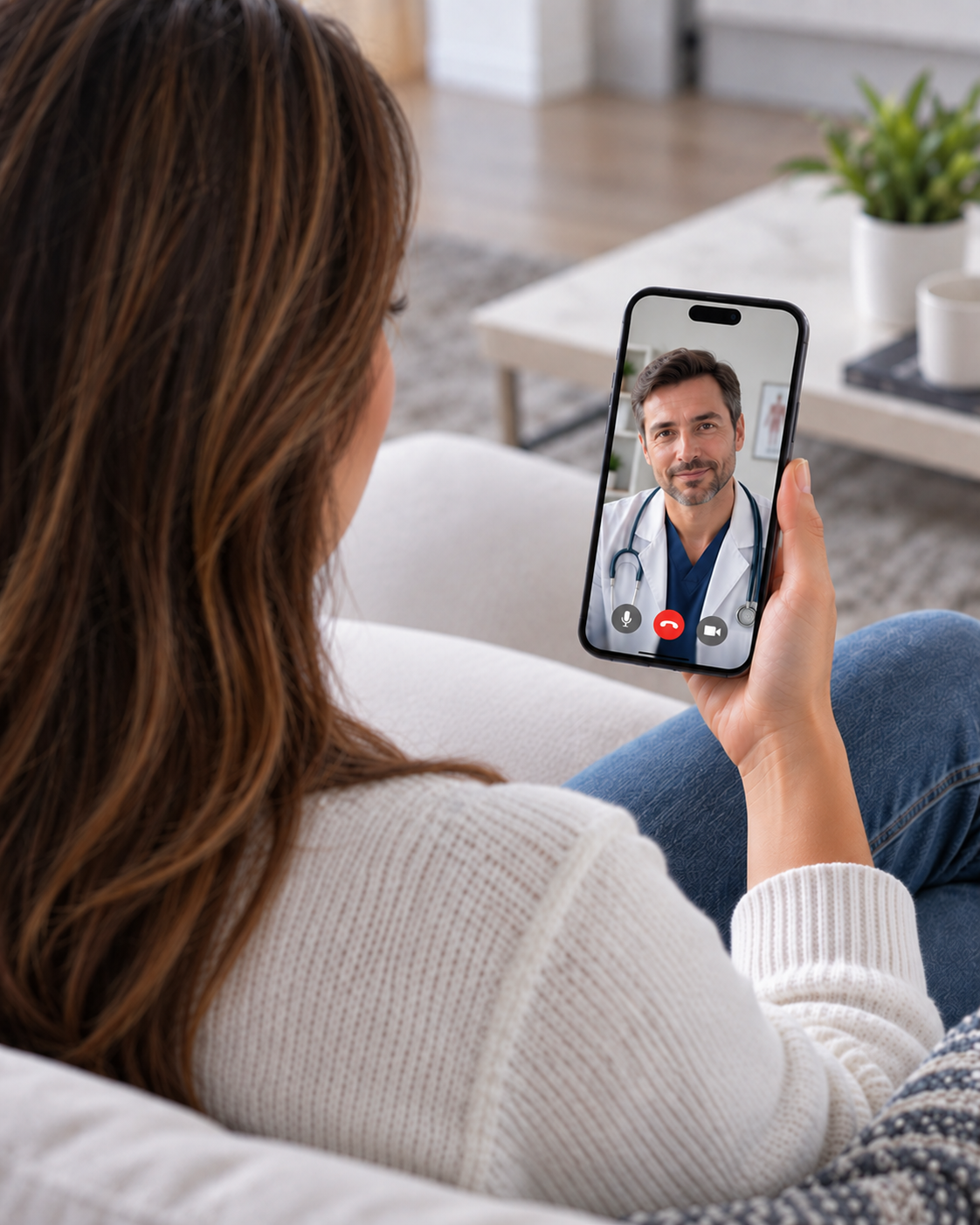 Consulta virtual con un profesional de salud